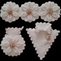 ست لیف طرح گل و گلبرگ