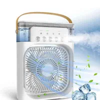 کولر رومیزی مهپاش LED دار با سه منبع تغذیه