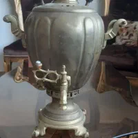 سماورزغالی  سینی  گلدان قدیمی