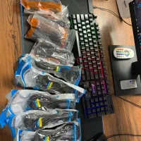 ست موس کیبورد هدست با موس پد|قطعات و لوازم جانبی رایانه|گلبهار, شهر جدید گلبهار|دیوار