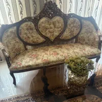 مبلمان استیل ۹ نفره+کاناپه راحتی ۷ نفره +ویترین|مبلمان خانگی و میز عسلی|پاکدشت, پاکدشت (مامازند)|دیوار