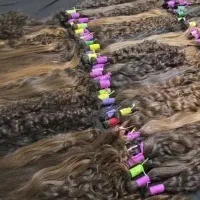 خرید مو طبیعی ورنگی