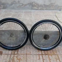 تایر جلو و عقب دوچرخه کامل