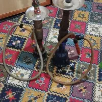 دوعدد قلیان چوبی با طعم دوسیب ب فروش میرسد