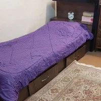 تخت خواب یک نفره (عرض 90)|تخت و سرویس خواب|شاهینشهر, عطار|دیوار