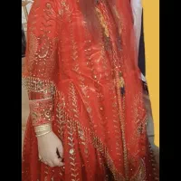 فروش ست کامل لباس محلی سرخ رنگ