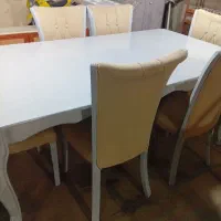 نهار خوری 6نفره رنگ طوسی