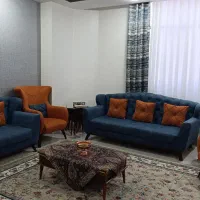 مبلمان ۹نفره|مبلمان خانگی و میز عسلی|شاهین‌شهر, شهرک گلدیس|دیوار