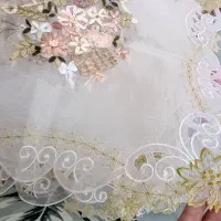 رومیزیه اطلسی کمیاب ۸ تا ۱۰ نفره|پرده، رانر، رومیزی|کرج, مصباح|دیوار