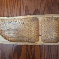 ظرف سرو و پذیرایی چوبی مارک دار دست ساز|ظروف سرو و پذیرایی|نورآباد, |دیوار