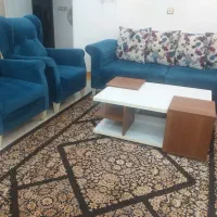 مبل و میز غذاخوری و میز جلو مبلی