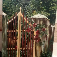 دو عدد تابلو رنگ روغن