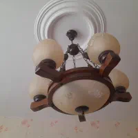 لوستر چوبی|لوستر و چراغ آویز|کرمانشاه, |دیوار