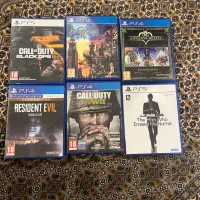 بازی های ps4 ps5 residentevil call of duty yakuza
