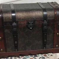 دو سایز صندوق چوبی سنتی و کار شده