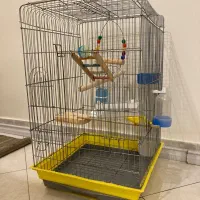 قفس پرنده با لوازم
