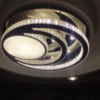 لوستر کارکرده 3 حالته ریموت دار در حد نو|لوستر و چراغ آویز|تهران, هفت حوض|دیوار