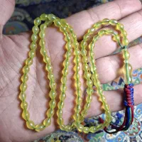 تسبیح شاه مقصود زرد کابلی آنتیک