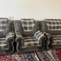 یک دست مبل نه نفره تمیز وسالم|مبلمان خانگی و میز عسلی|صالح آباد (ایلام), |دیوار