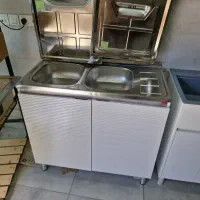 سینک با زیر کابینتیpvcضدآب اخوان ۱۰۰در۵۰