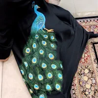 مانتو عبایی مجلسی طرح طاووس|لباس|آران و بیدگل, |دیوار