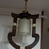 ۴ عدد لوستر چوبی نو بسیار شیک|لوستر و چراغ آویز|گرگان, |دیوار