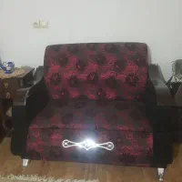 مبلمان ۹نفره دسته چوبی  پایه استیل تمیز|مبلمان خانگی و میز عسلی|شیروان (خراسان), |دیوار