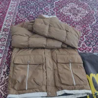 کاپشن خارجی کرمی xL نو تن نرفته|لباس|جوانرود, |دیوار