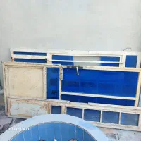 پنجره جا کولردار،پنجره بدون جا کولری،درب هال