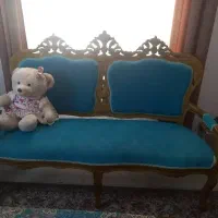 مبل ۷ نفره استیل با دو صندلی میزبان