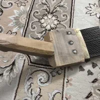 شانه قدیمی چوبی و برنج