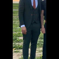 کت و شلوار برند جیوتلی (کراوات و دستمال جیبی )