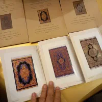 چهار فرش تمام ابریشم نفیس اصل قمی|فرش|مشهد, سجاد شهر|دیوار