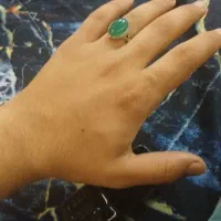 انگشتر نقره سبز