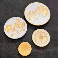 ست بشقاب دیوارکوب سفالی