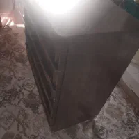 فروش تخت دو نفره با تشک در حد نو و دراور چوبی چوب|تخت و سرویس خواب|فردیس, فردیس|دیوار