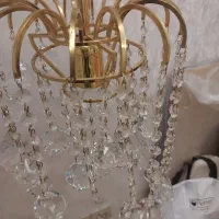 لوستر کلّیستالی طلایی
