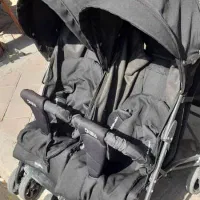 فروش کالاسکه دوقلو دلیجان در حد نو خیلی|کالسکه و لوازم جانبی|تهران, قاسم‌آباد|دیوار