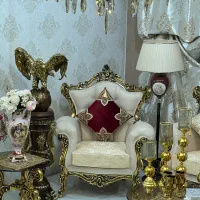 مبلمان استیل سلطنتی وناهارخوری ورق طلا درحد جهیزیه|مبلمان خانگی و میز عسلی|تهران, شمس‌آباد|دیوار