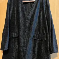 مانتو مشکی پاییزه مجلسی