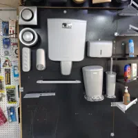 شلف فلزی استند سرویس بهداشتی حمام دستشویی جا شامپو|لوازم سرویس بهداشتی|فردیس, فردیس|دیوار