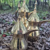 دله برنجی و قهوه جوش برنجی دله عربی دله قهوه|قوری، کتری، قهوه‌ساز دستی|تهران, بازار|دیوار