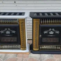 بخاری گازی، شومینه تمام مشکی مدل M40|بخاری، هیتر، شومینه|رشت, رشتیان|دیوار