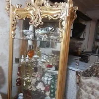 بوفه سلطنتی طلایی رنگ|بوفه، ویترین، کنسول|شیراز, دارالرحمه|دیوار