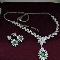 نقره/نیم ست نقره/گردنبند و گوشواره نقره|جواهرات|مشهد, هفده شهریور|دیوار