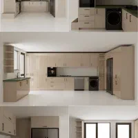 طراحی سه بعدی کابینت آشپزخانه و دکور|خدمات پیشه و مهارت|شیراز, پودنک|دیوار