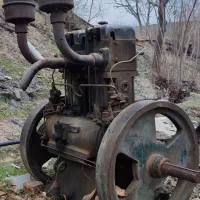 موتور لیستر دو سیلندر و شفت و غلاف