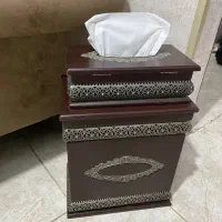 جا دستمال کاغذی با سطل