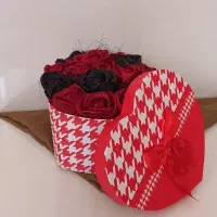 باکس گل سبز یشمی آماده برای روز مادر تخفیف|گل مصنوعی|رفسنجان, |دیوار