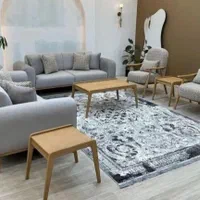 مبل تدی ۸ نفره چوب روس|مبلمان خانگی و میز عسلی|رباط‌کریم, |دیوار